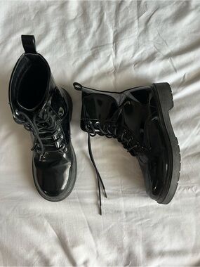 Black Moto Boots